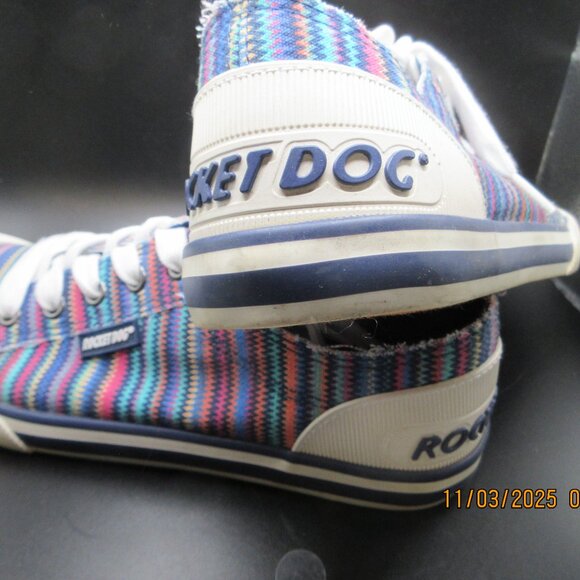 ROCKET DOG STRIPED SNEAKERS~SIZE 7.5 - Picture 3 of 9